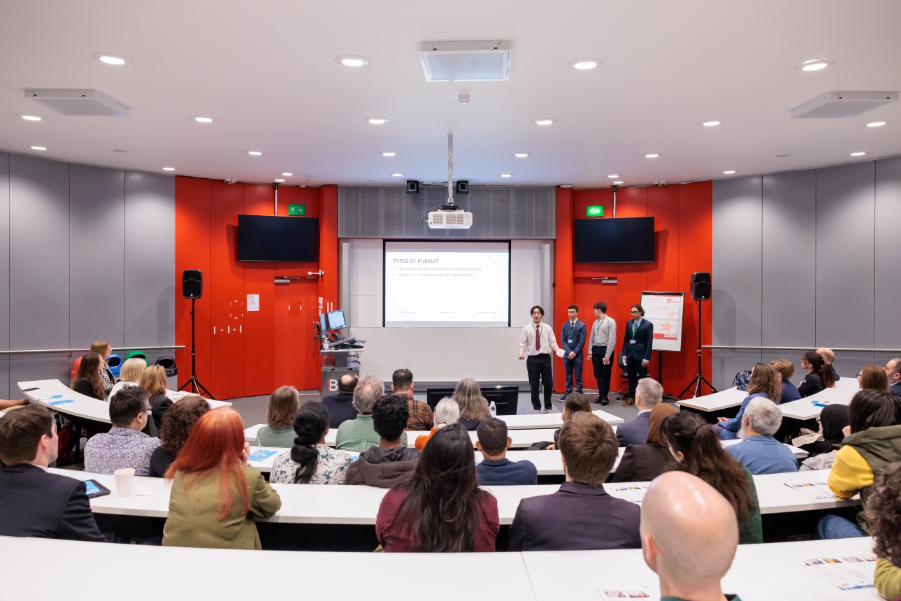 The presentations continue